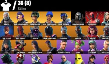 CONTA FORTNITE COM OMEGA, TWITCH PRIME 1 E 2, DEADPOOL E 36 SKINS