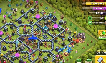 CONTA CLASH OF CLANS - CV 13 | HERÓIS ALTOS