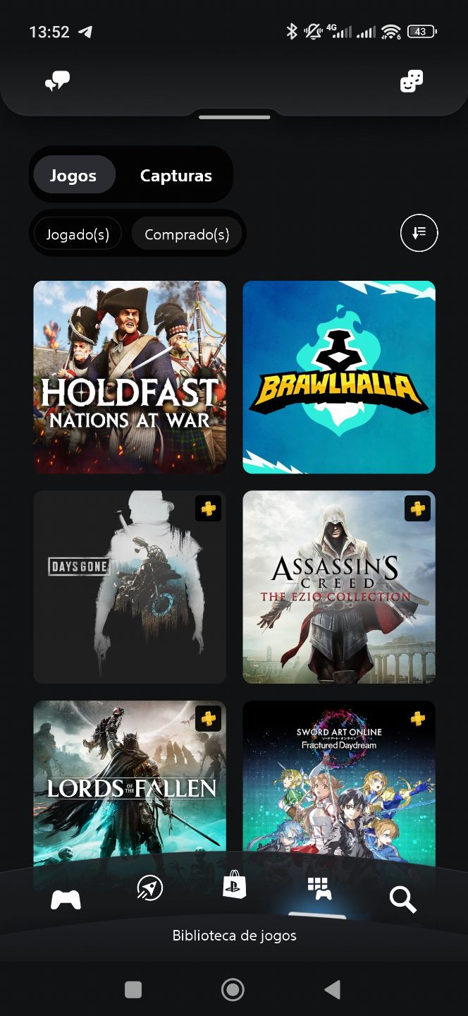 Conta PSN com vários jogos e com plano extra