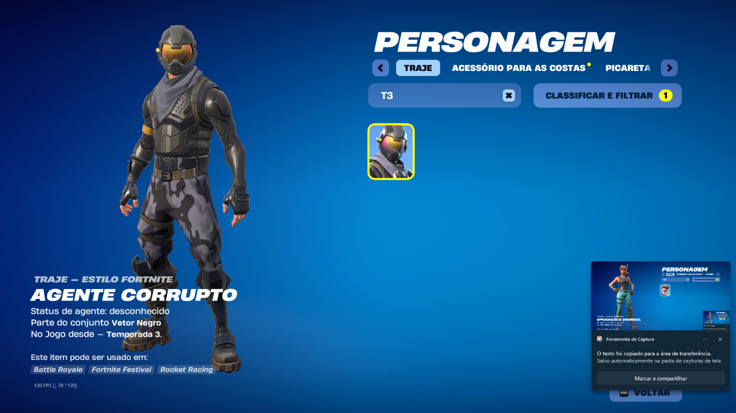 CONTA FORTNITE PASSES S4+, ASTROWORLD CYCLONE, CORRUPT AGENT