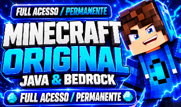 MINECRAFT FULL ACESSO JAVA + BEDROCK PERMANENTE (CONTA) | ENTREGA RÁPIDA