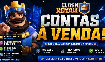 Oportunidade! Conta Clash Royale Bem Desenvolvida por Preço Especia