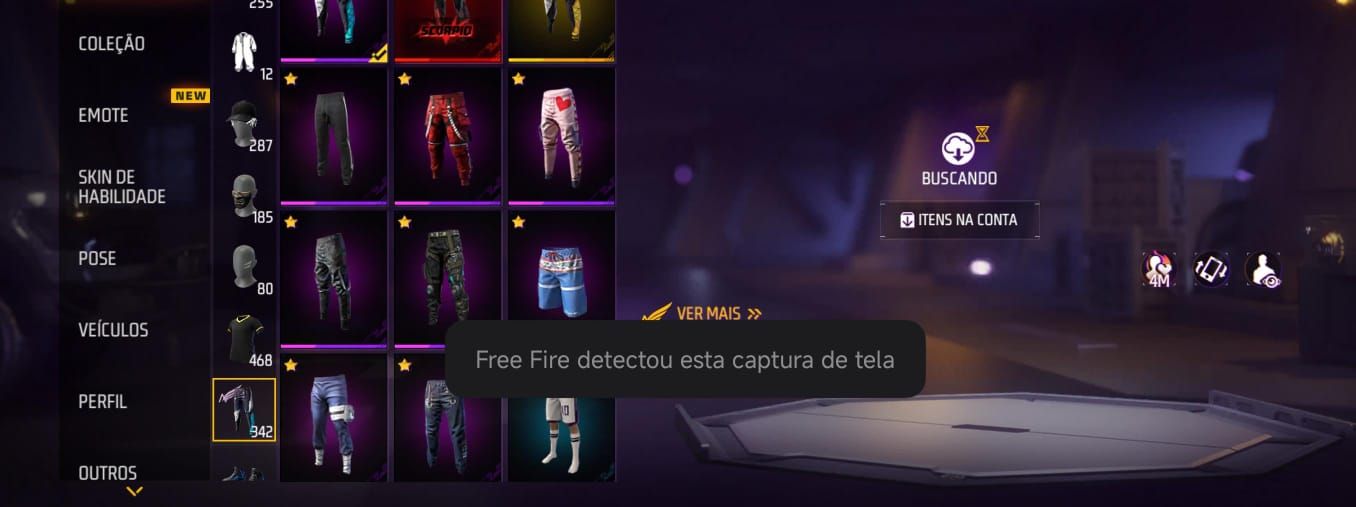 Conta free fire com angelical e itens de parceria