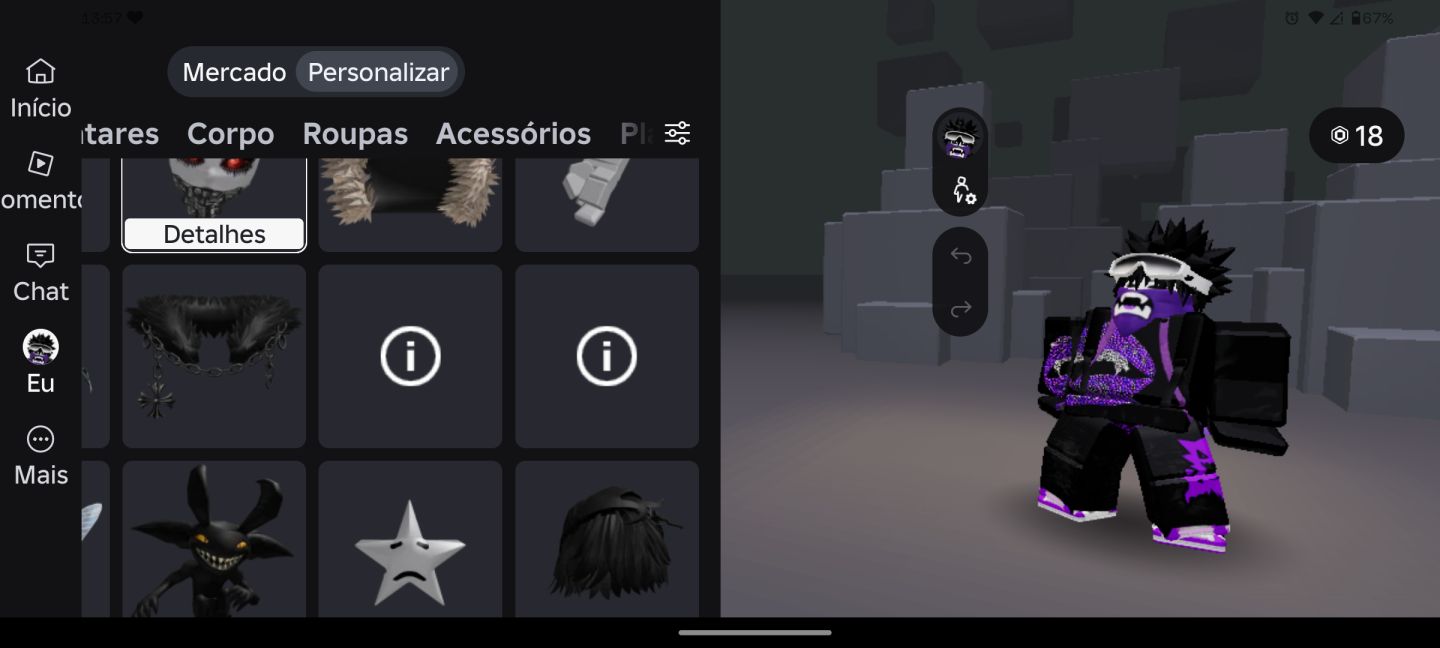 Conta de roube um ovo,iron soul, sobreviva ao assassino e mais de 2000 robux gst