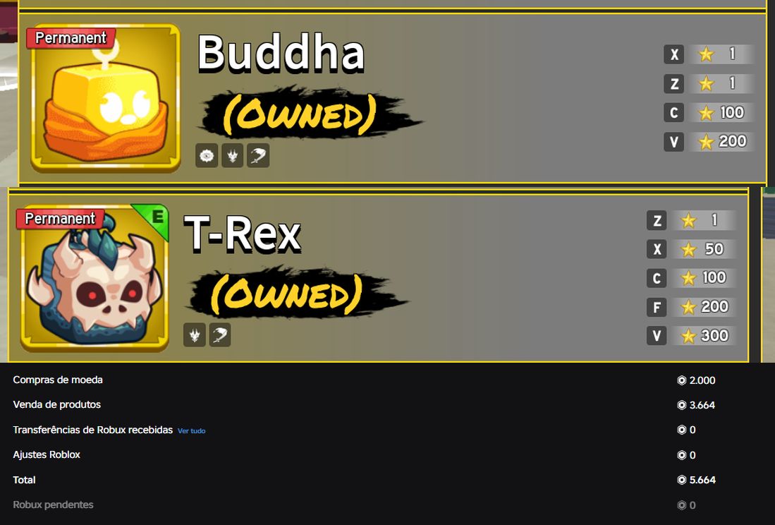 Conta Masculina Roblox +5k gastos