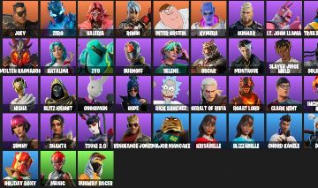 CONTA FORTNITE - 43 SKINS FULL | PODE ALTERAR E-MAIL | Zero, Valeria, BurnOff