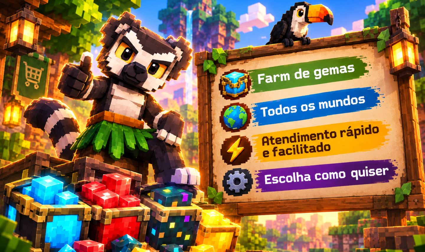 Trove Farm Caixa de Gemas! (Pc/Mac) Qualquer Uber