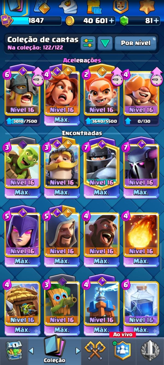 Clash royale - Conta única!