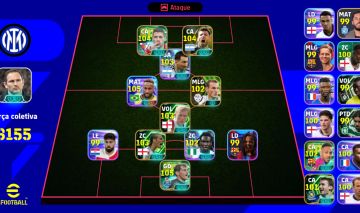 CONTA EFOOTBALL! Conta com jogadores muito bons, ótima para começar bem no jogo!