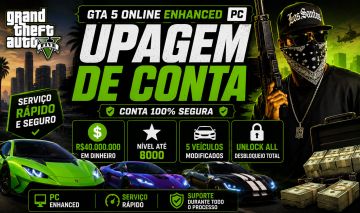 GTA 5 ONLINE ENHANCED (PC) UPAGEM COMPLETA PREÇO FIXO