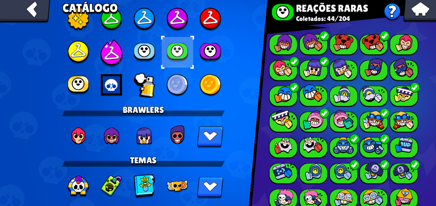 CONTA BRAWL STARS 106/106 COM 62K E MAIS DE 310 SKINS | NEGOCIO VALOR