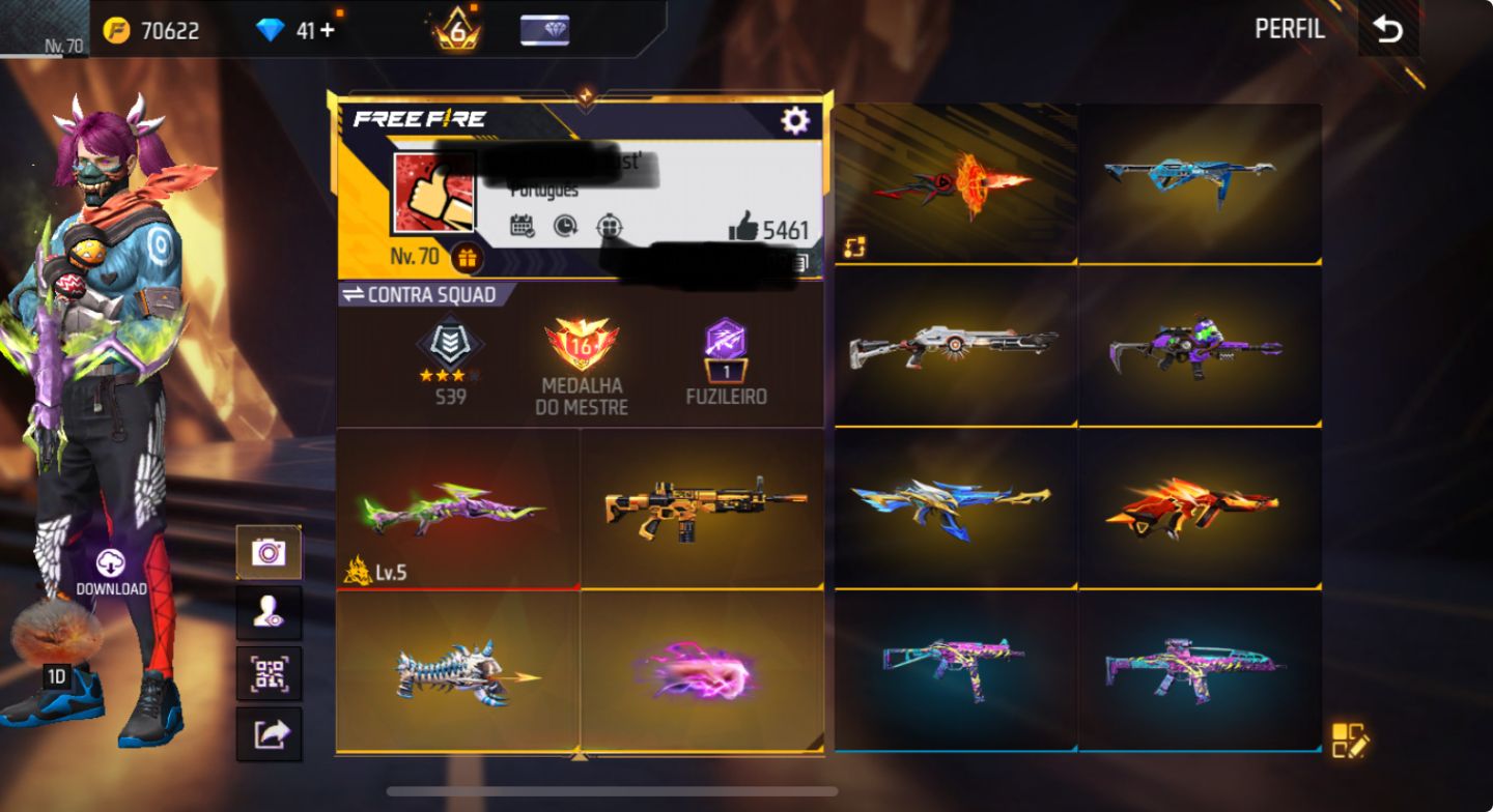 CONTA DE FREE FIRE | MUITO GEMADA E RARA | PASSES ANTIGOS | FULL ATT 559 PEITA