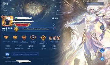 Conta Nobreza 9 Honor of Kings com 303 skins
