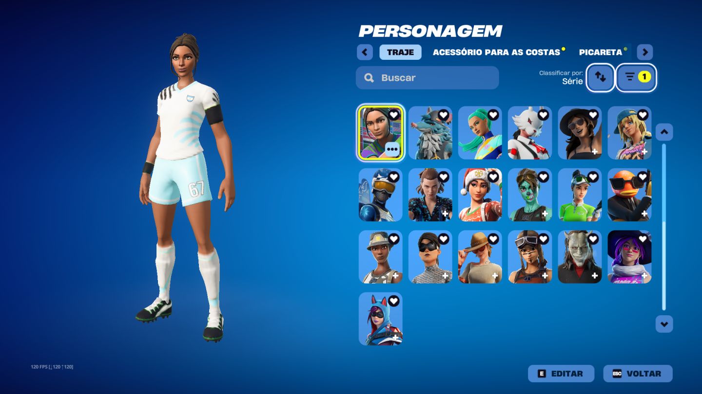 Conta fornite com mais de 7 anos de criaçao e 193 skins + rocket league