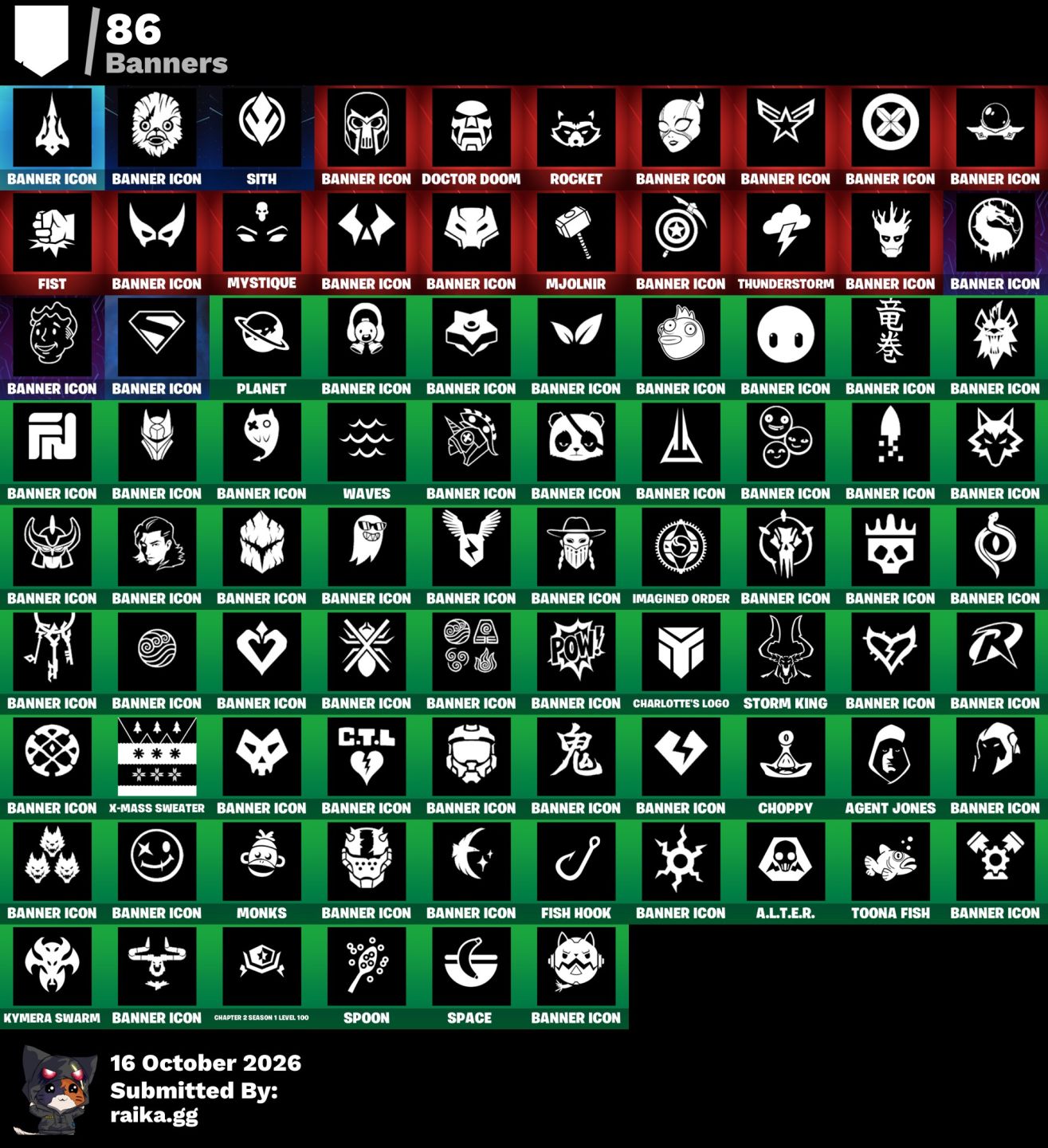 FORTNITE | 58 SKINS | EDDIE BROCK + DEADPOOL + SCARLET WITCH + DARTH MAUL + SUPE