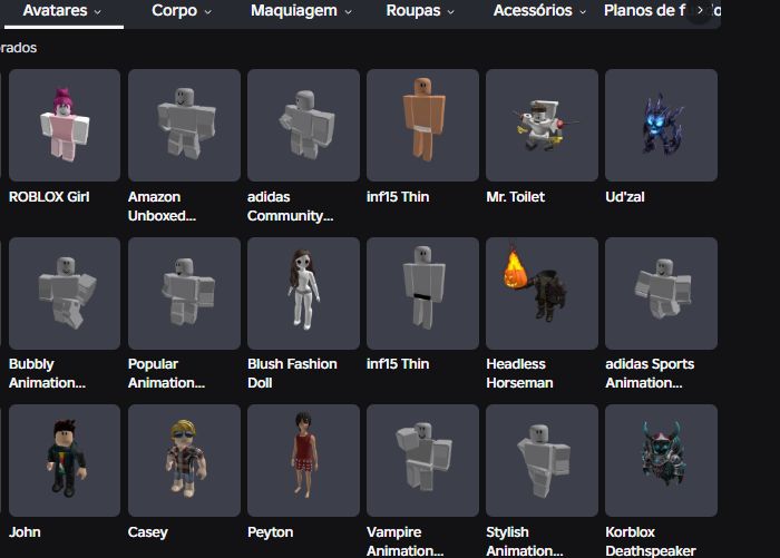 CONTA DE ROBLOX COM KORBLOX E HEADLESS