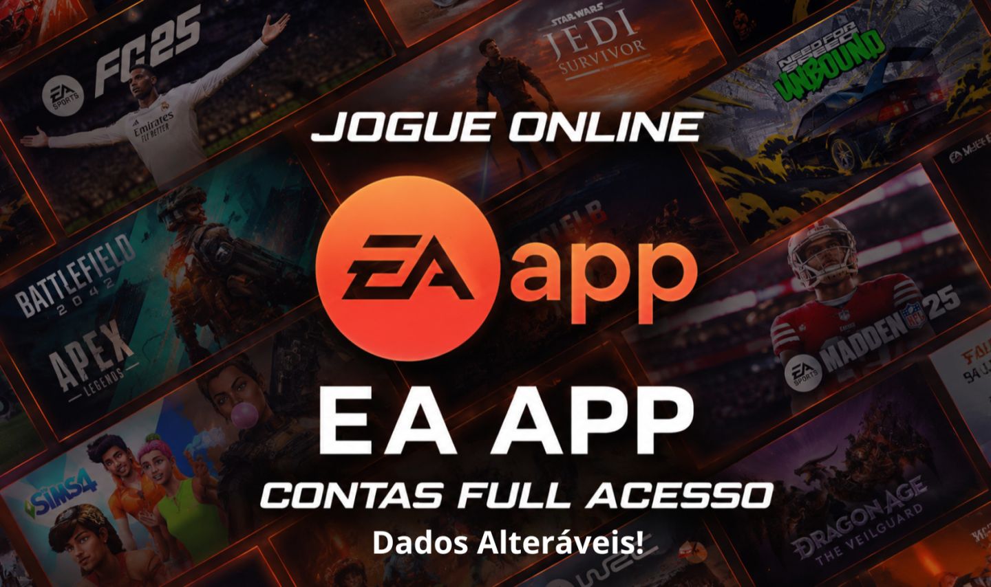 Jogos Contas EA App PC (Jogue Online) - Qualquer Jogo - Contas Full Acesso