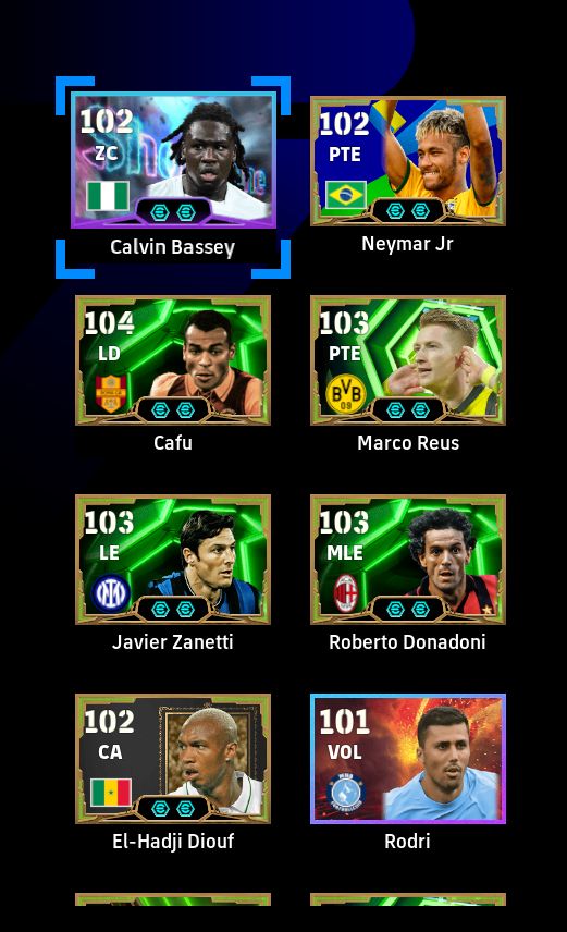 CONTA eFOOTBALL 2026 | MESSI 110, RONALDINHO, ROONEY 107 + CRAQUES LENDÁRIOS!