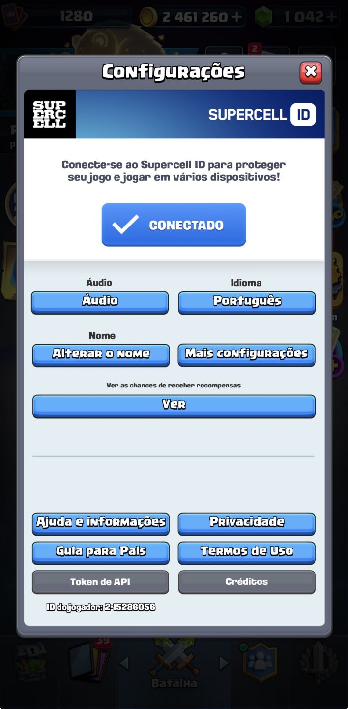 Conta Clash Royale 10k troféus