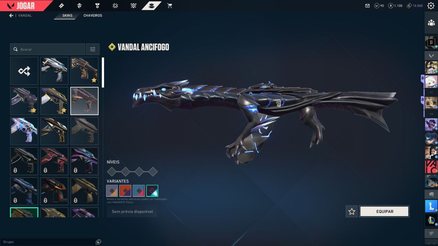 Conta Valorant Full Acesso - 46000 VPS gastos - Skins Limitadas