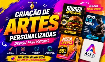 Criação de Artes Personalizadas | Design Profissional