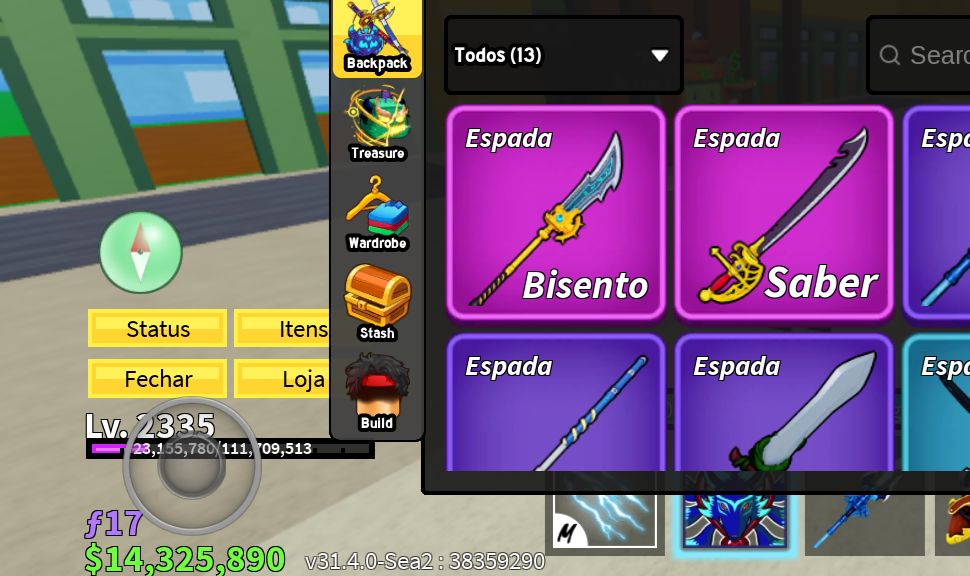 CONTA BLOX FRUITS LVL 2335 + KITSUNE PERM + DRAGON PERM + CONTROL PERM Etcs.