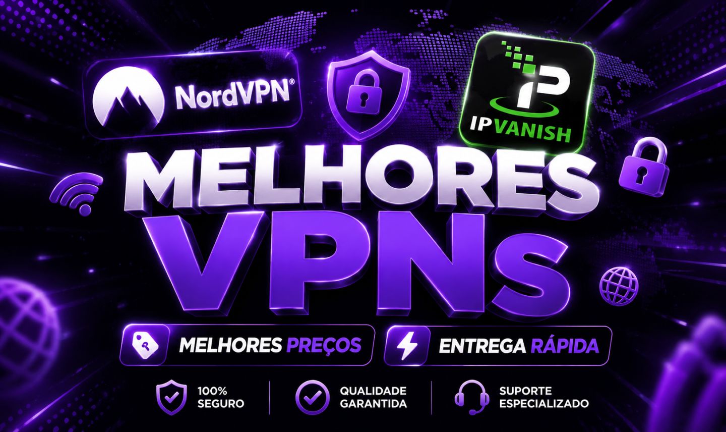 Contas com MELHORES VPNs do SITE [Entrega Rápida] - 30 Dias -