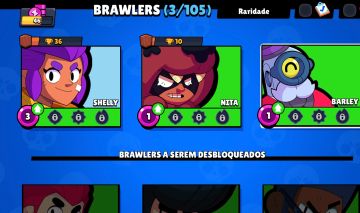 Conta brawl stars iniciante com 5 mil blings