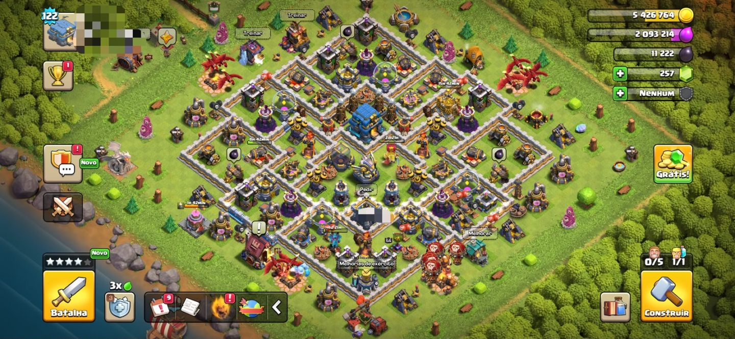 Em Oferta!! - Clash Of Clans Contas com os Maiores Lvl de Cc & Cv Fulls