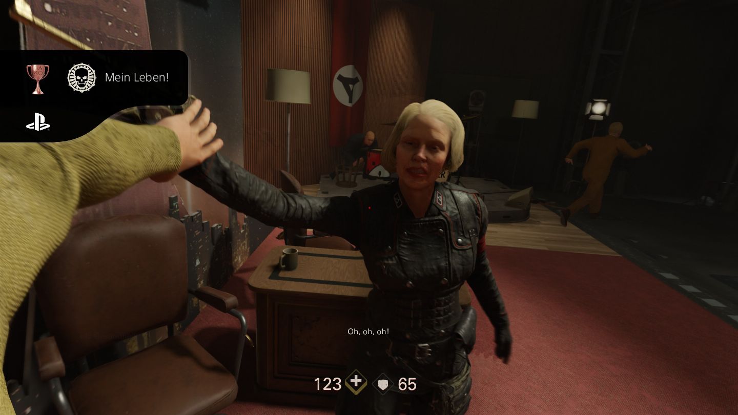 TROFÉU "MEIN LEBEN" WOLFENSTEIN II THE NEW COLOSSUS