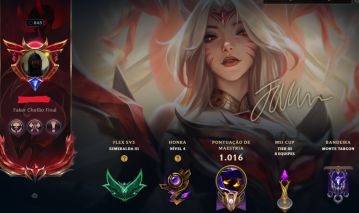 Conta Esmeralda 3 / 505 Skins (incluindo Skin Ahri Imortalizada) / Todos Champs