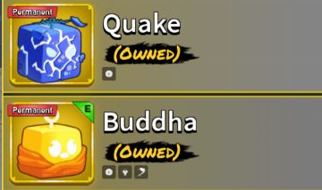 Conta Focada em Blox Fruits com Buddha e Quake Perm e Acessórios Limitados