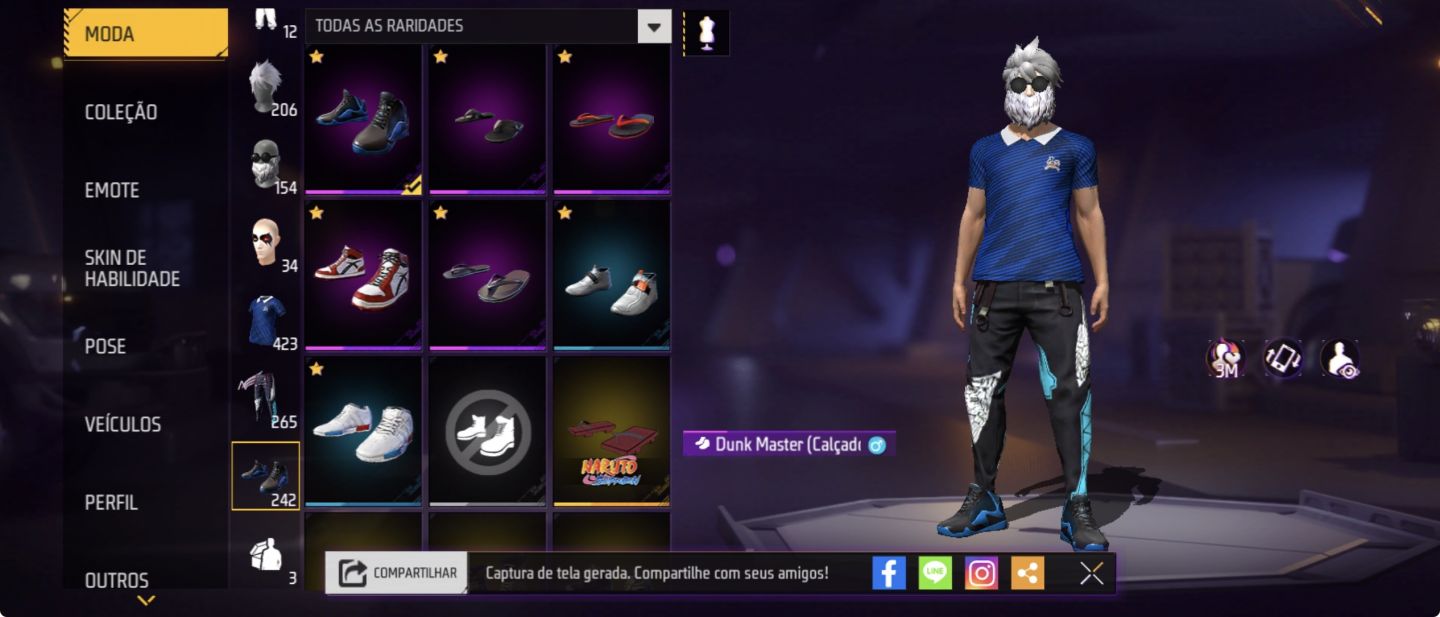 CONTA RARA ANTIGA E GEMADA - FREE FIRE (MUITO BARATO)