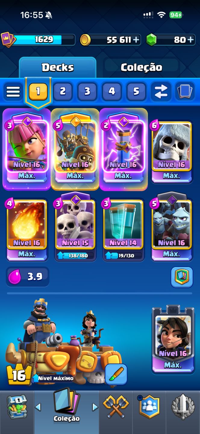 Conta Full Clash Royale