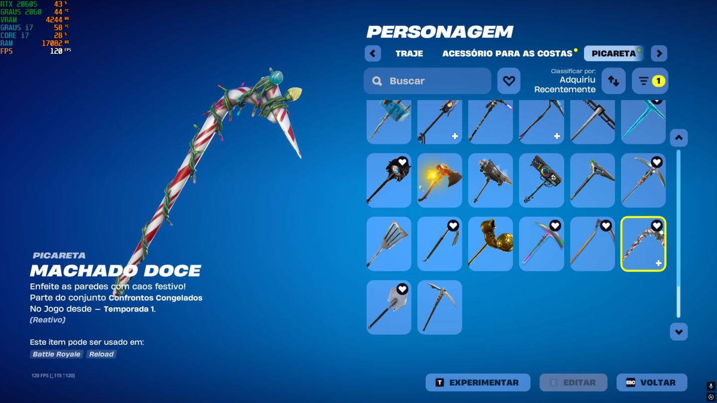 CONTA FORTNITE SEASON 4 (FULL)