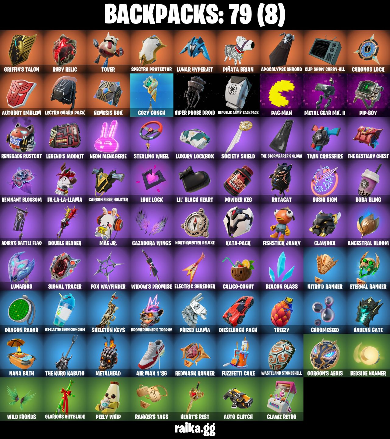 CONTA FORTNITE COM 43 SKINS OMEGAROK/MALIK/SABINA/MAE/OSCAR/ANTONIA/EVIE/HOPE/