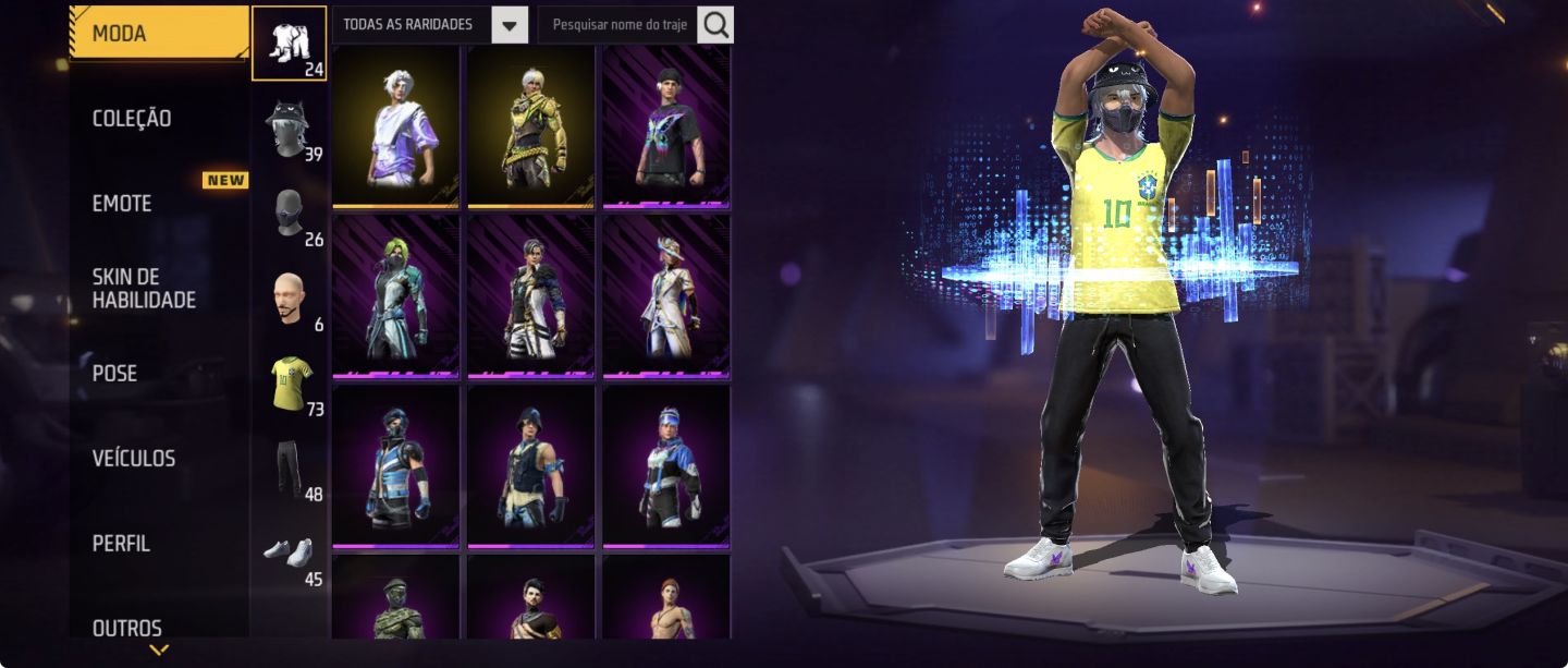 Conta Freefire (Passe do Sonho lapidado e muito mais)
