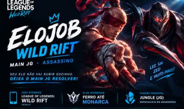 EloJob Wild Rift | Main JG Assassino Lee Sin, Zed e Mais!