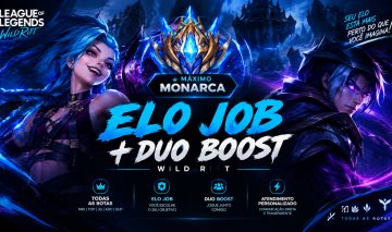 Wild Rift Elo Job e Duo Boost | Monarca | Todas as Rotas