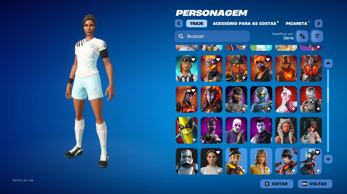 Conta fornite com mais de 7 anos de criaçao e 193 skins + rocket league