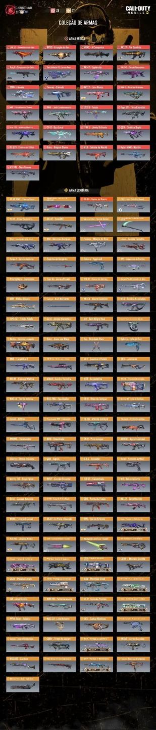 Conta de cod mobile