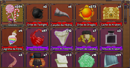 Itens do King Legacy (MEGA PROMOÇÃO)
