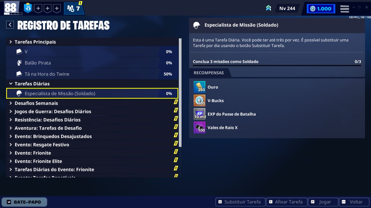 CONTA COM CAPÍTULO 1 COMPLETO A PARTIR DA TEMPORADA 3 E SALVE O MUNDO FUNDADOR