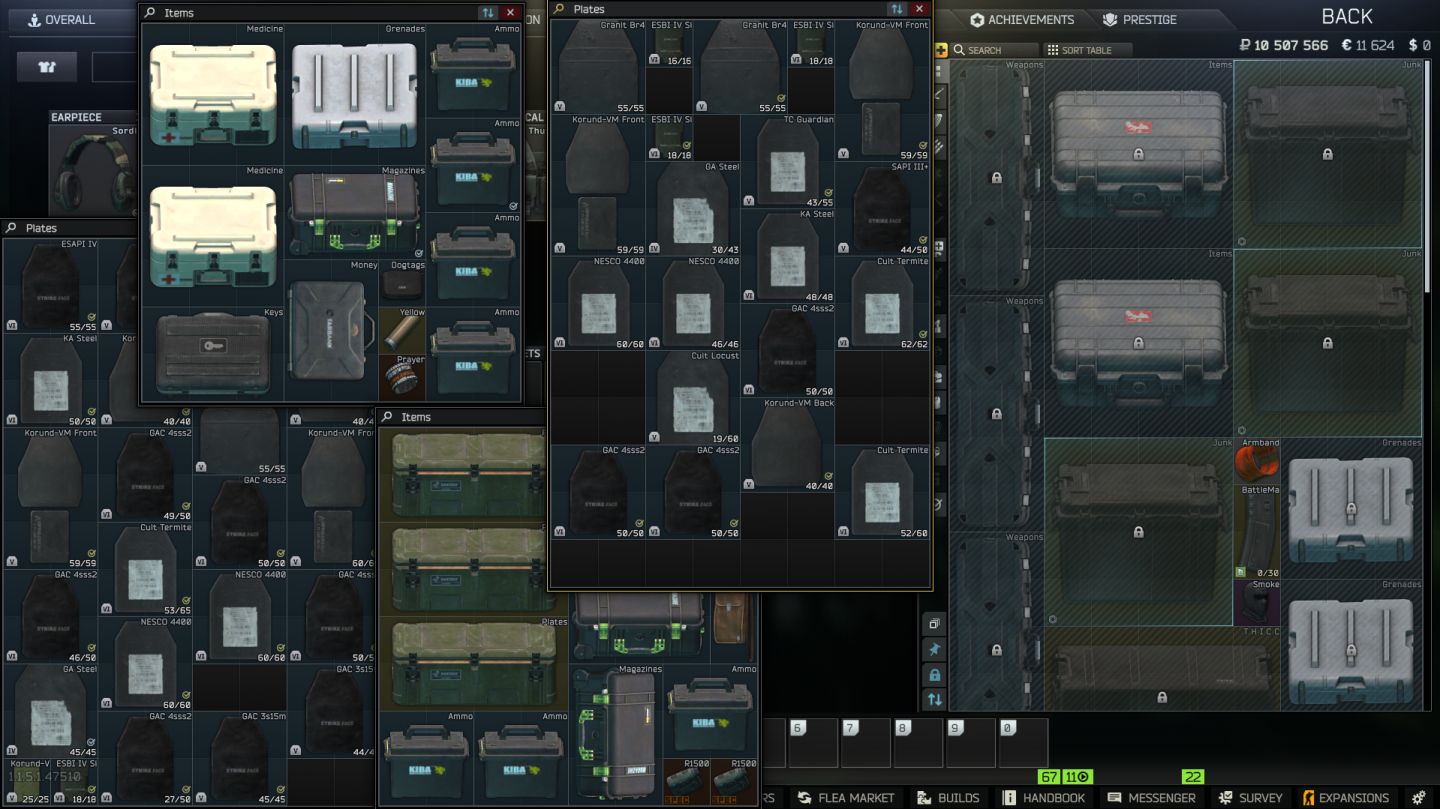 Conta Tarkov + Tarkov Arena, PvP zone: level 42, PvP season: level 31