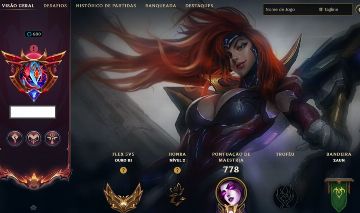 CONTA LOL COM PASSE PANDEMONIO +SKIN PANDEMONIO VAYNE