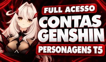 EUROPA - CONTAS GENSHIN AR 50-30 ( FULL ACESSO ) ESCOLHA SEU PERSONAGEM T5