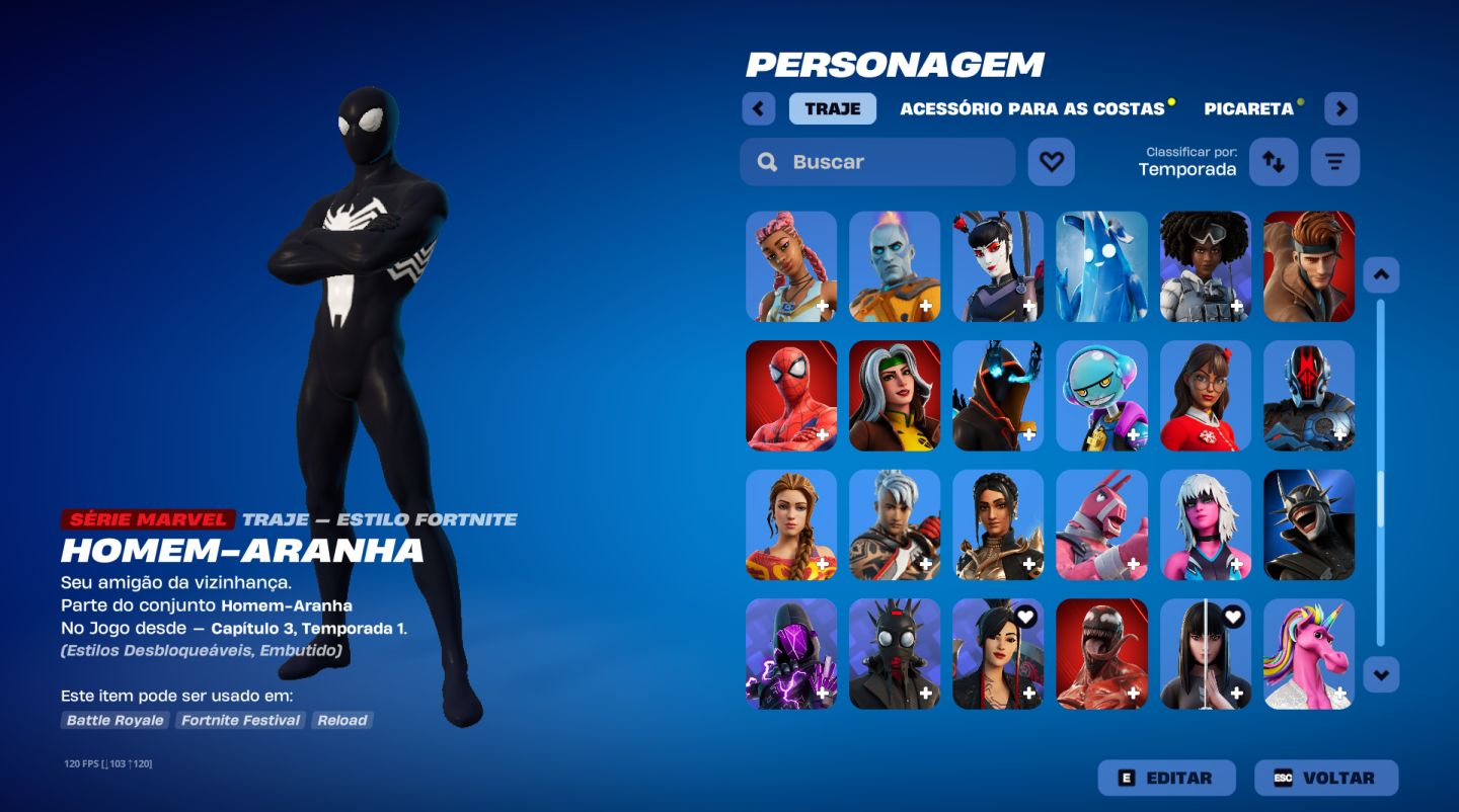 CONTA FORTNITE 214skins, 299Picaretas, 6pets 22passes