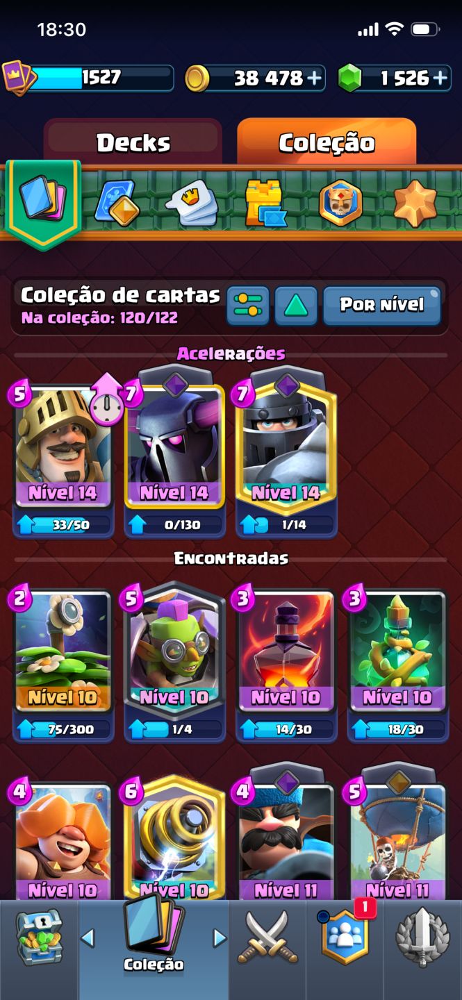 CONTA DE CLASH ROYALE ARENA 23
