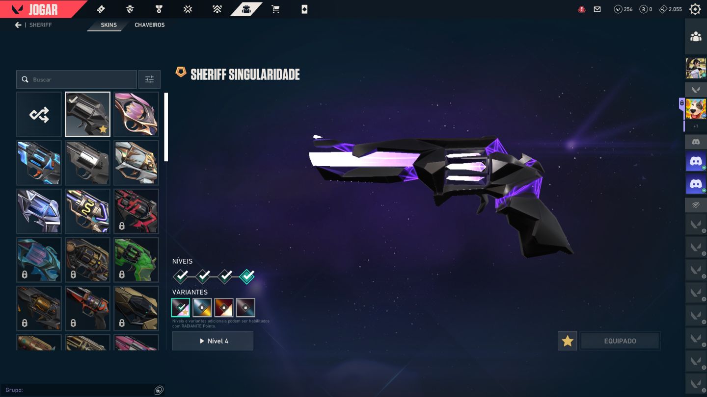 CONTA VALORANT FULL SKIN
