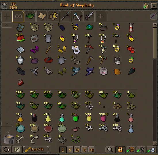 Runescape private server Simplicity CONTA BOA